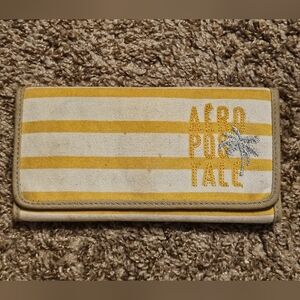 Aeropostale Biege Yellow Wallet